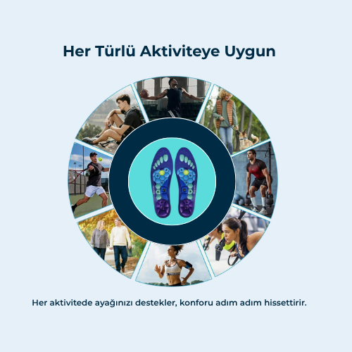 Darsonval.tr™ Manyetik Akupresür Tabanlık - Darsonvaltr