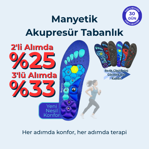 Darsonval.tr™ Manyetik Akupresür Tabanlık - Darsonvaltr