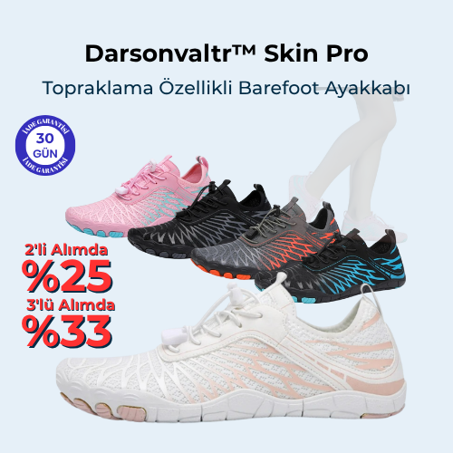 Darsonvaltr™ Skin Pro - Topraklama Özellikli Barefoot Ayakkabı - Darsonvaltr