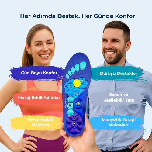 Darsonval.tr™ Manyetik Akupresür Tabanlık - Darsonvaltr